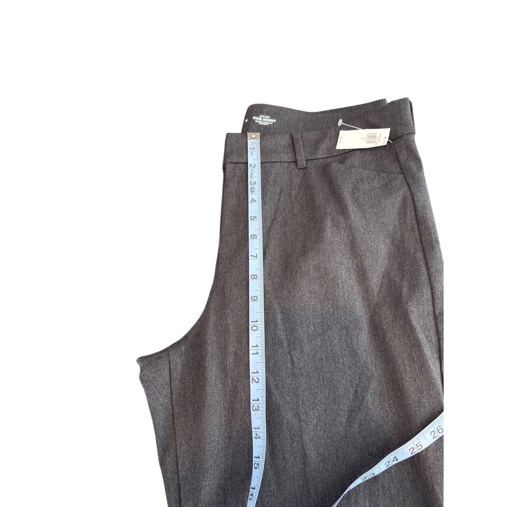 Old Navy Gray Basic Plus Career Office Straight L… - image 11